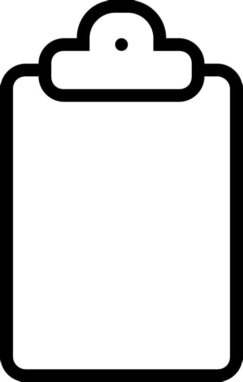 Clipboard clipart black and white, Clipboard black and white Transparent FREE for download on ...