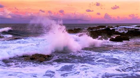 Hawaii Ocean Waves Sounds for Sleeping, Studying or Relaxation 🌊 White ...