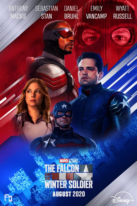 Falcon Marvel Winter Soldier Poster