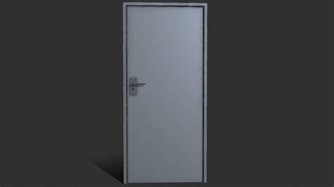 Metal door - Download Free 3D model by tboiston [5174e00] - Sketchfab