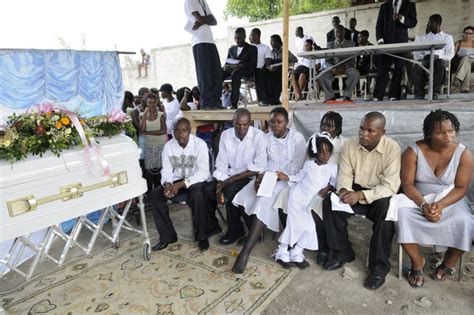 Haiti Funeral. editorial stock image. Image of disaster - 35585294