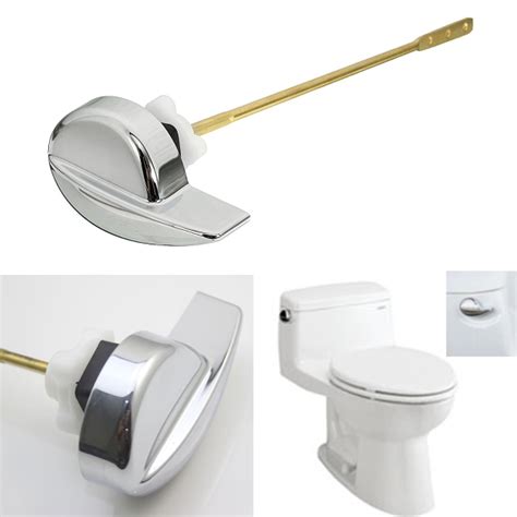 Chrome Finish Universal Toilet Tank Flush Lever Brass Side Mount Handle ...