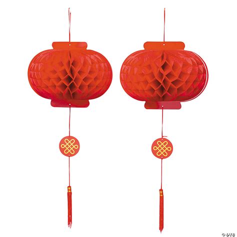 Chinese New Year Hanging Paper Lanterns | Oriental Trading