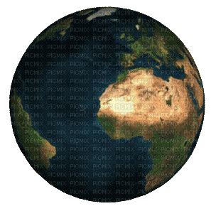 earth rotating animation, gif , earth , 3d - Free animated GIF - PicMix