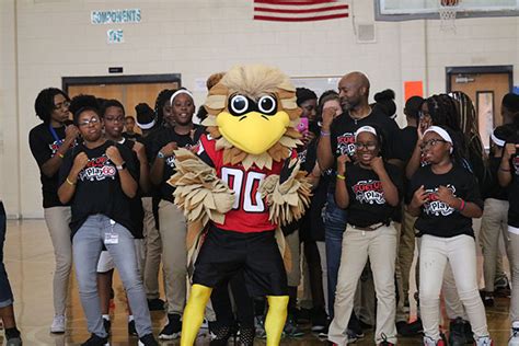 Falcons visit Chapel Hill Middle School - The Champion Newspaper | 404-373-7779 | Georgia