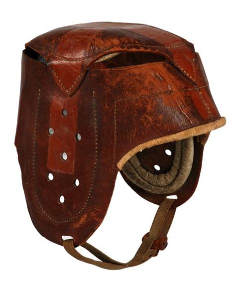 Vintage Leather Football Helmet