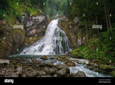 Gollinger Waterfalls in Austria Stock Photo - Alamy