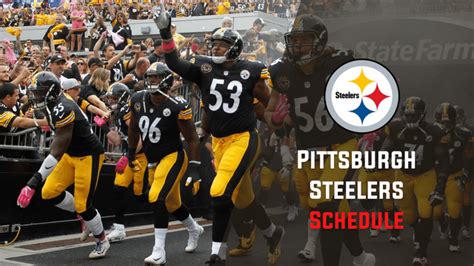 Pittsburgh Steelers Schedule 2023-2024: Dates, Times, TV Channels