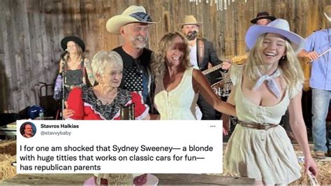 Sydney Sweeney Attacked Over Her Mom's Very MAGA-Vibes Birthday Party | Know Your Meme