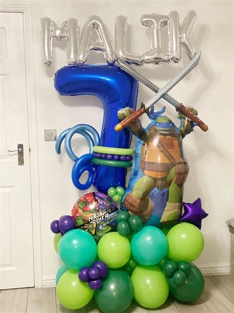 Mini marquee display 50th birthday balloons silver blue green balloons balloon centerpiece – Artofit