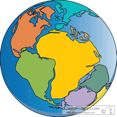 Geography Clipart- pangea_413 - Classroom Clipart