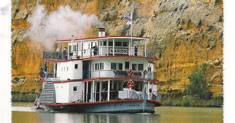 A Journey of Postcards: Paddle Steamer Marion | Australia