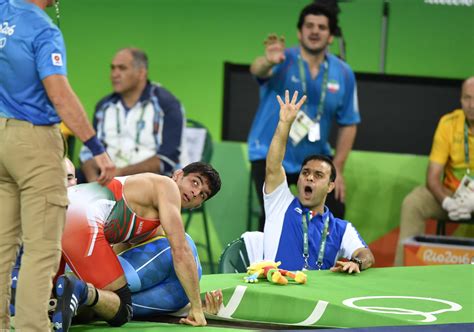 Yazdani Iranian freestyle wrestler wins gold medal in Rio 2016/ Photo ...