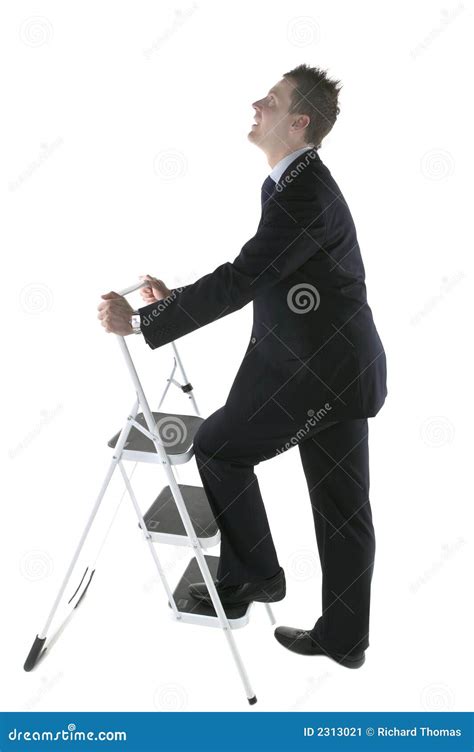 Climbing the Corporate Ladder Stock Image - Image of caucasian, corporate: 2313021