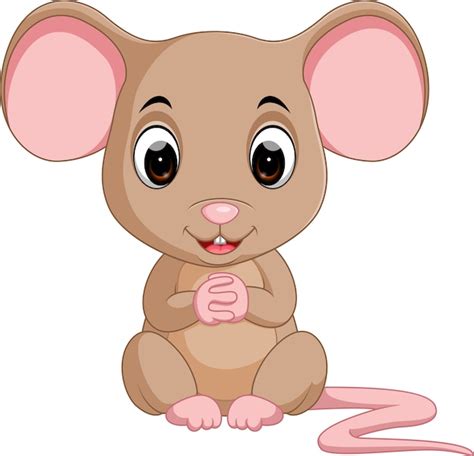 Premium Vector | Cute mouse cartoon