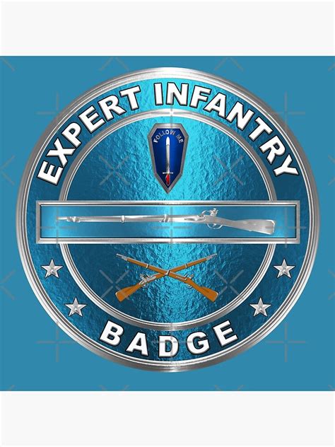 "Expert Infantryman Badge " Poster for Sale by SoldierAlways | Redbubble