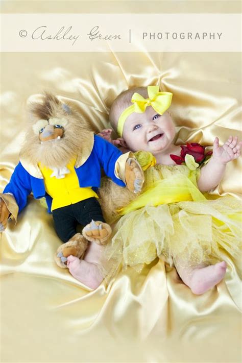 Beauty and the Beast baby photo session - the happiest and cutest baby ...