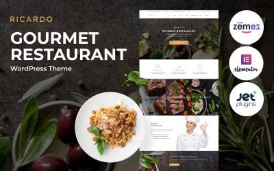 Restaurant - Responsive WordPress theme - TemplateMonster