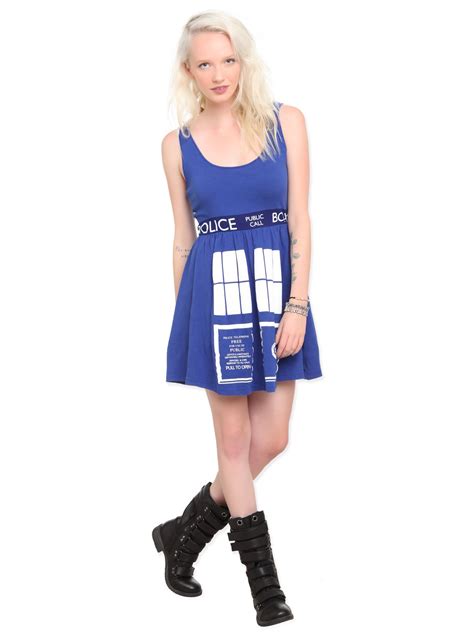 Doctor Who Her Universe TARDIS Costume Dress | Hot Topic | Doctor who dress, Tardis dress ...