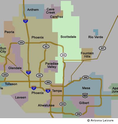 Scottsdale Area Map