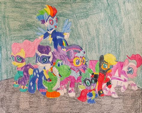 Yarn Yoshi, Humdrum, and the Power Ponies by JustinValdecanas on DeviantArt