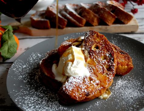 Panettone French Toast with Orange Cream - The Original Dish