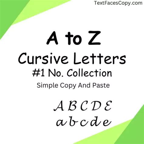 Cursive Letters Copy And Paste