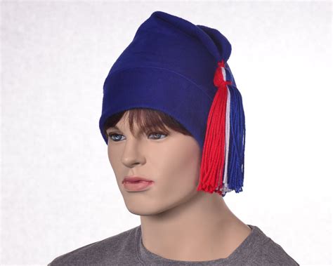 Blue Liberty Cap Red White Blue Tassel Phrygian Hat French Revolution ...