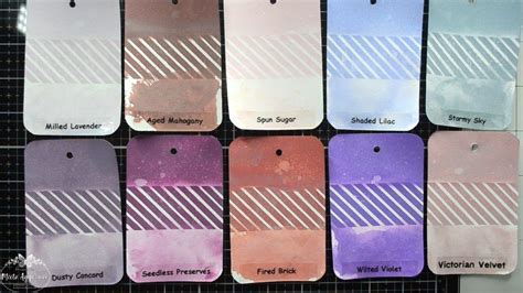 Tim Holtz Distress Oxide Ink Swatches – Krafters Cart Tim Holtz ...