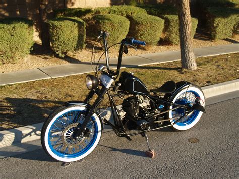 My Newest Custom | Bobber, Custom bikes, Mini chopper