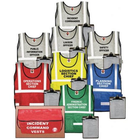 DMS Incident Command Hook-and-Loop Safety Vest, Type P, Class 2, Assorted, Universal - 38E569 ...