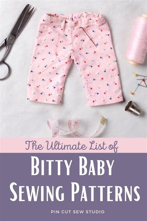 Sewing Patterns for Bitty Baby Doll Clothes — Pin Cut Sew Studio