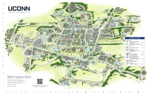 Map of UConn Storrs Campus - Jorgensen Center for the Performing