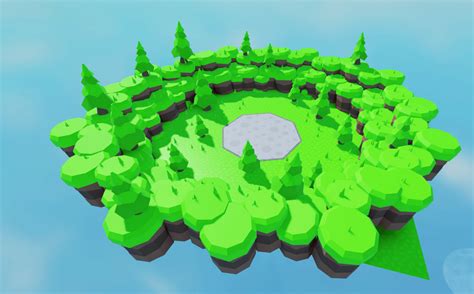 Roblox Low Poly Simulator Map by TMATS