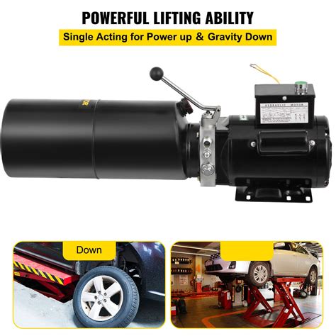 Car Lift Hydraulic Power Unit Hydraulic Pump 220v 50hz 10l Single Phase Hoist | VEVOR US