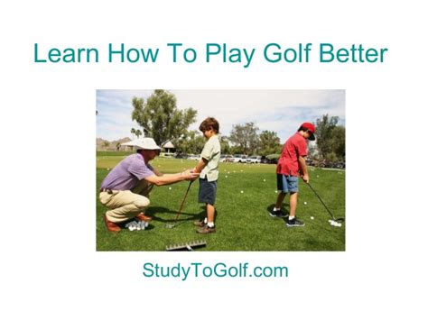 Learn golf rules for beginners