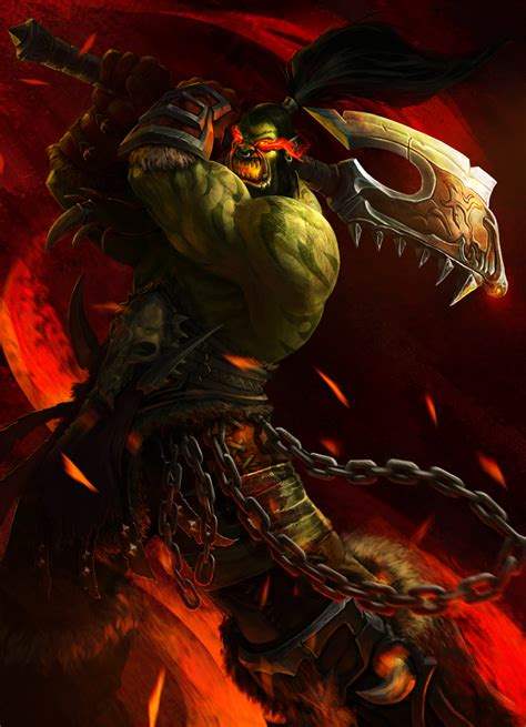 Grommash Hellscream | Warcraft art, Grommash hellscream, Warcraft orc