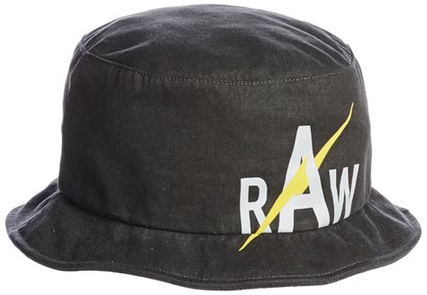 G-Star Raw Men's Blaker Bucket Hat In Pigment Cotton, Black, One Size: Amazon.in: Clothing ...