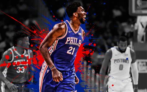 Download wallpapers Joel Embiid, Cameroonian basketball player ...