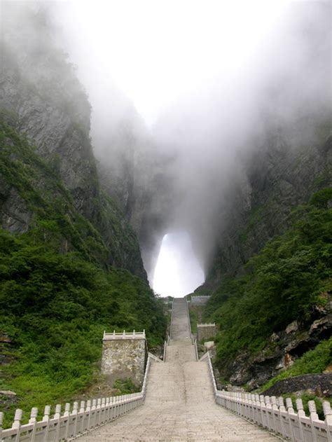 Heaven's Gate Stairs, China : r/pics