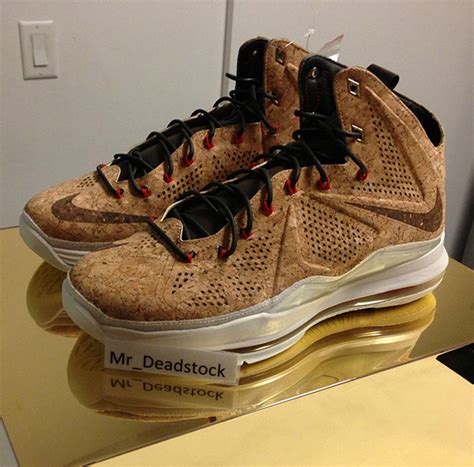 Nike LeBron 10 "Cork" - Gold Package on eBay - SneakerNews.com