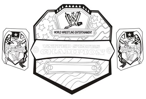 How To Draw Wwe Championship Belt