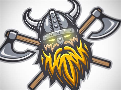 Viking logo | Viking logo, Sports logo inspiration, Sports logo design