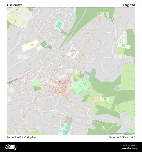 Haslemere map Cut Out Stock Images & Pictures - Alamy