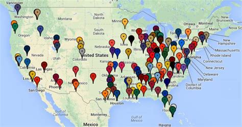 Interactive map shows every program in America that plays NCAA football ...