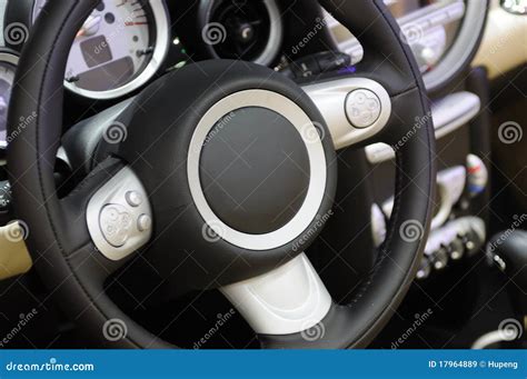 Mini Cooper S Car Steering Wheel Stock Image - Image of comfortable, drives: 17964889