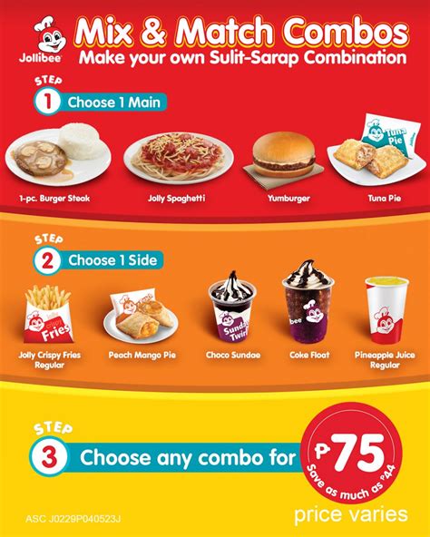 Jollibee Mix and Match Price Increase from 75 pesos to 94 pesos - AttractTour