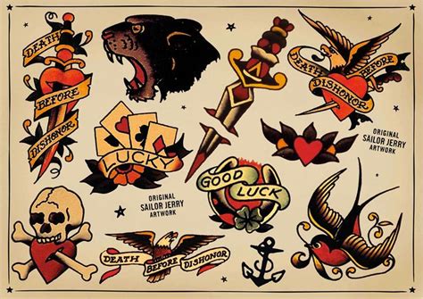 Sailor jerry flash | Tattoos | Pinterest | Style, Ink and Eagles