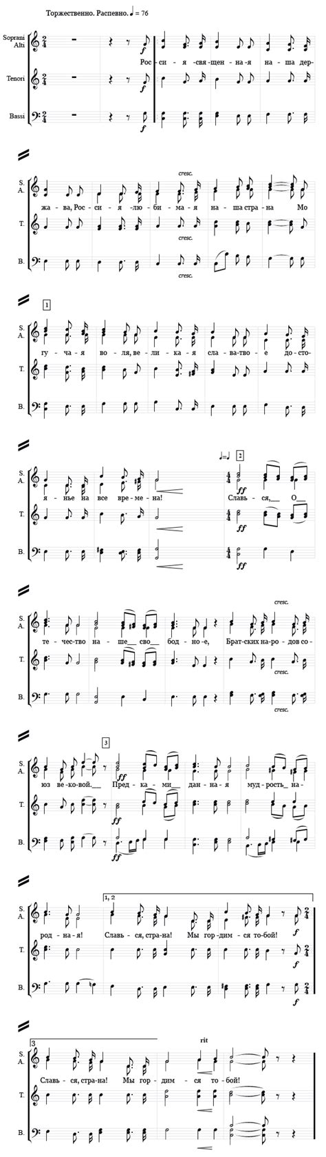 Russische Nationalhymne – RusslandJournal.de