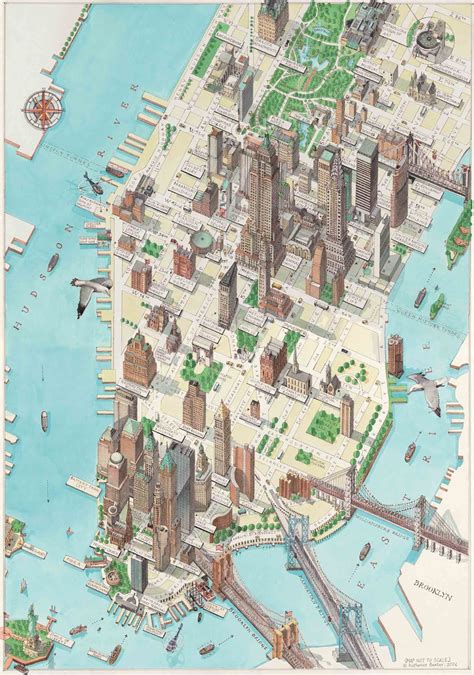 Mapas de Nova Iorque - EUA - MapasBlog | Map of new york, Manhattan new york, Manhattan map